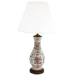 18th Century Chinese Porcelain Lamp