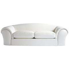 Robert Venturi White Leather Sofa for Knoll
