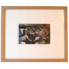 Mid-Century French Artist Jean Bonal Watercolor/Charcoal/Gouache Painting 6