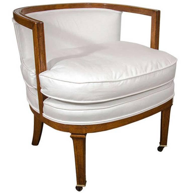 Vintage Barrel Back Chair at 1stDibs vintage barrel chairs, barrel