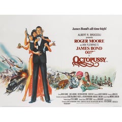 "Octopussy" Original British Movie Poster