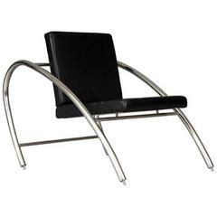 Pair of Chrome Lounge Chairs by Francois Scali and Alain Domingo 7