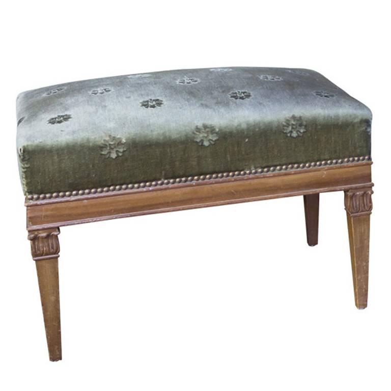 French Neoclassical Style Bench For Sale