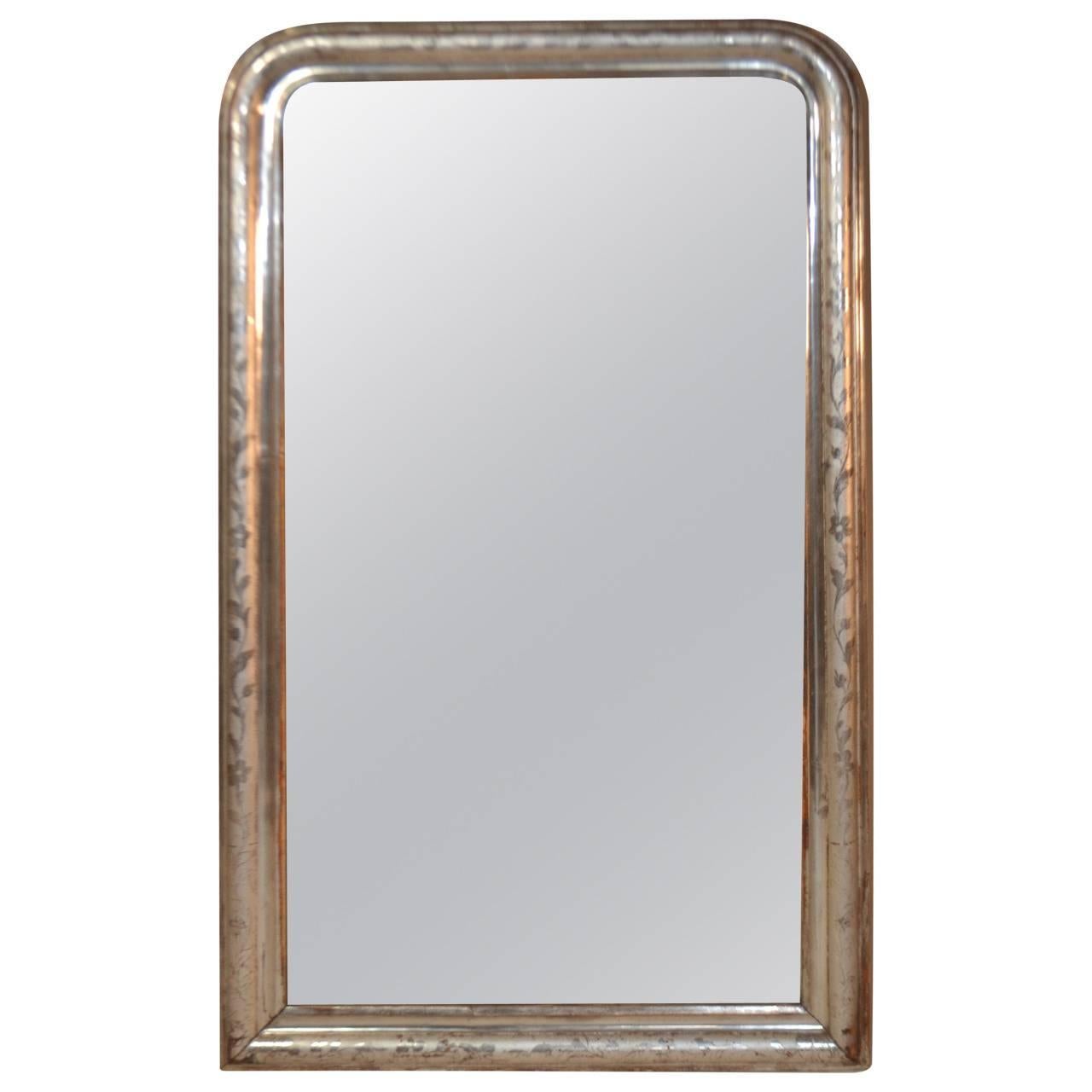 Louis Philippe Silvered Mirror