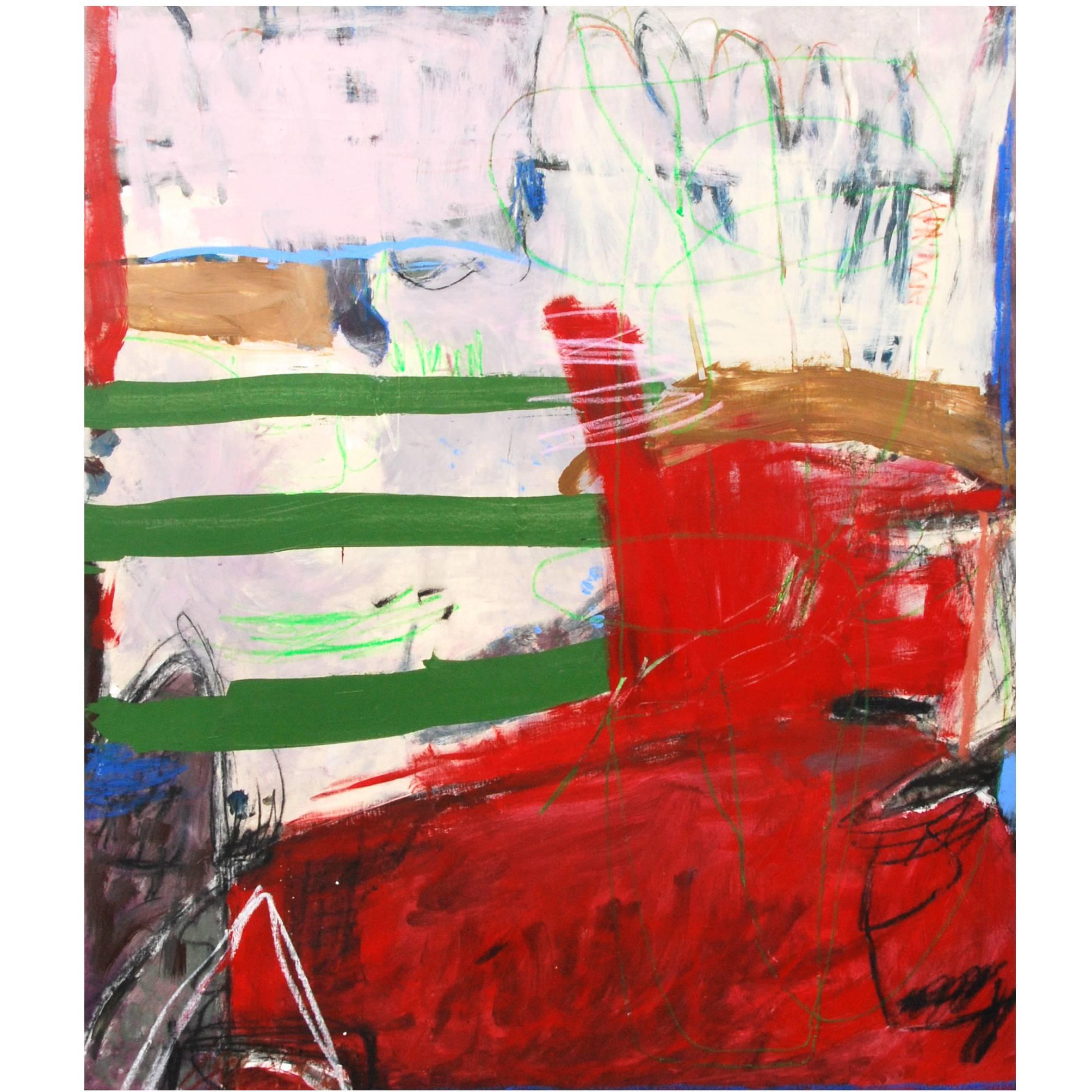 Large Ashley Andrews Abstract Painting