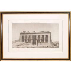 Large 19th Century French Neoclassical Egyptian Archaeological Print 10
