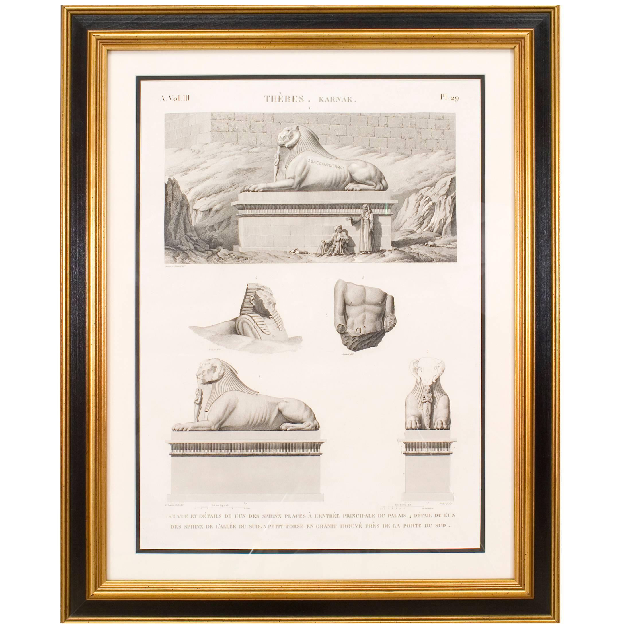 "Theves, Karach" Egyptian Spinx Print