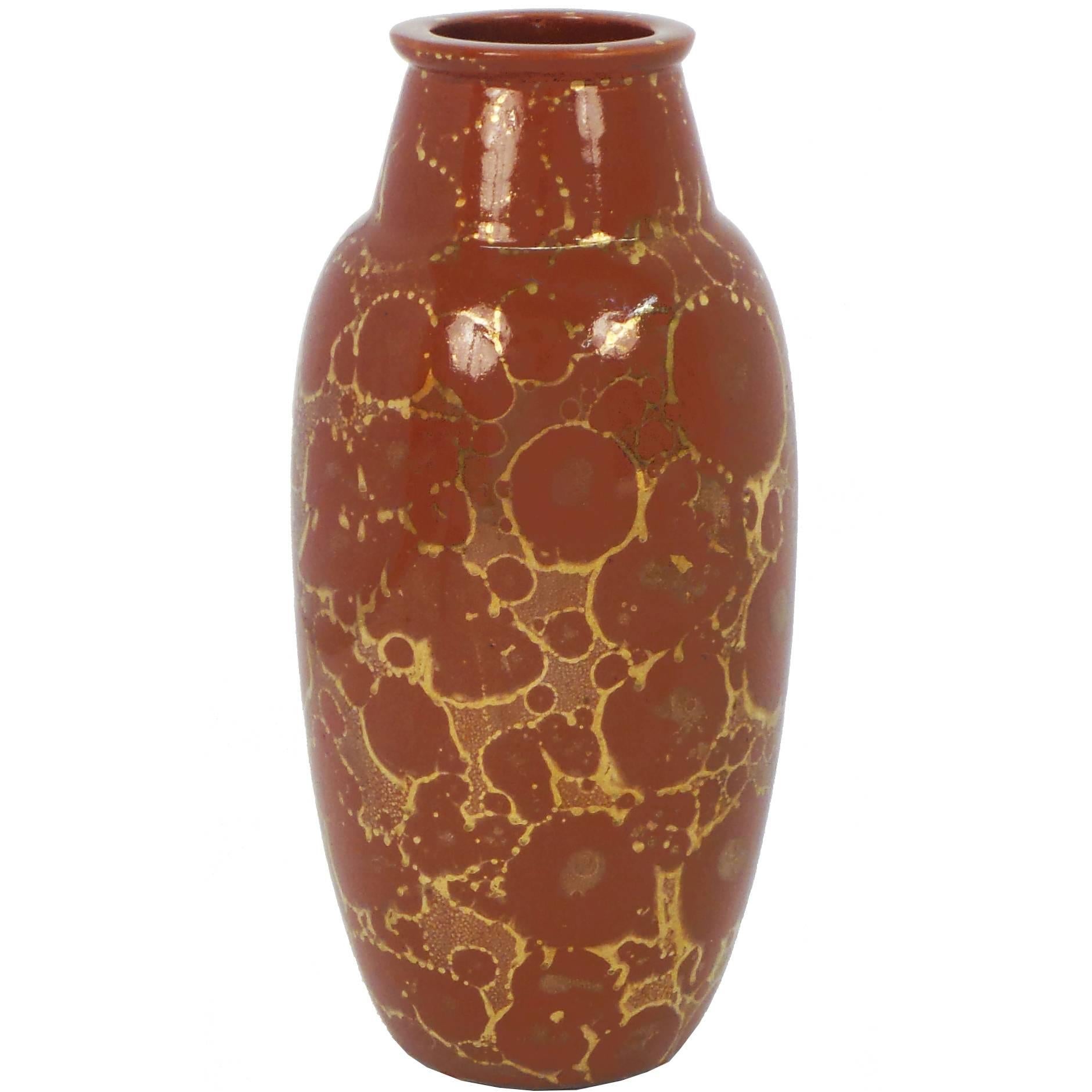 Art Deco Period Vase by Brisdoux For Sale