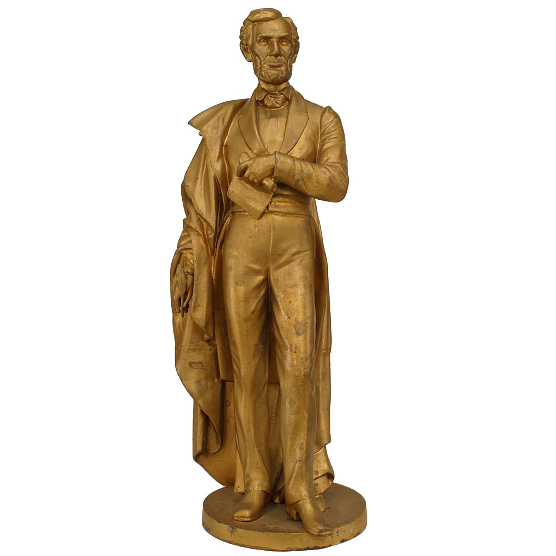 Victorian Gold Painted Lincoln For Sale