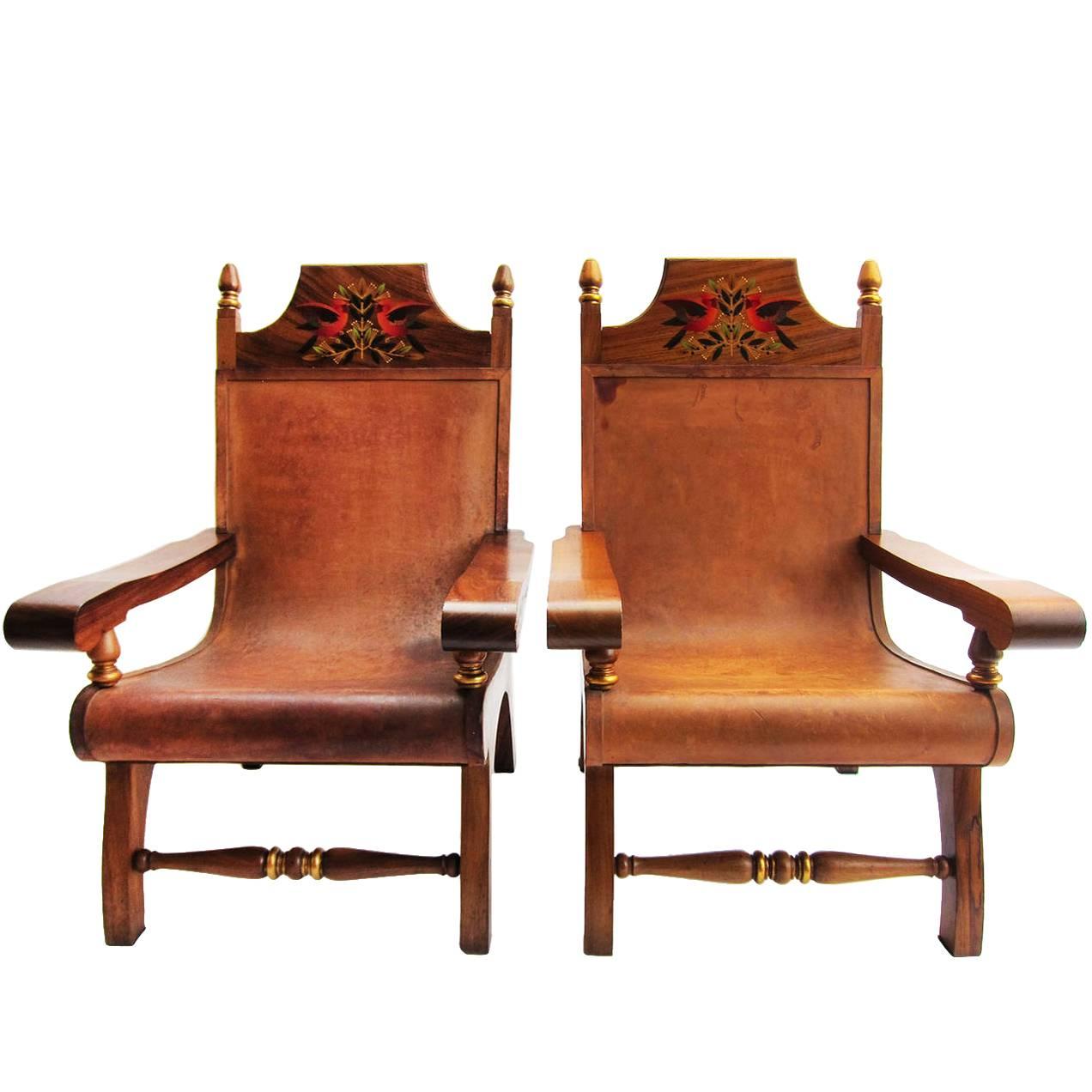 Pair Armchairs by Alejandro Rangel Hidalgo For Sale