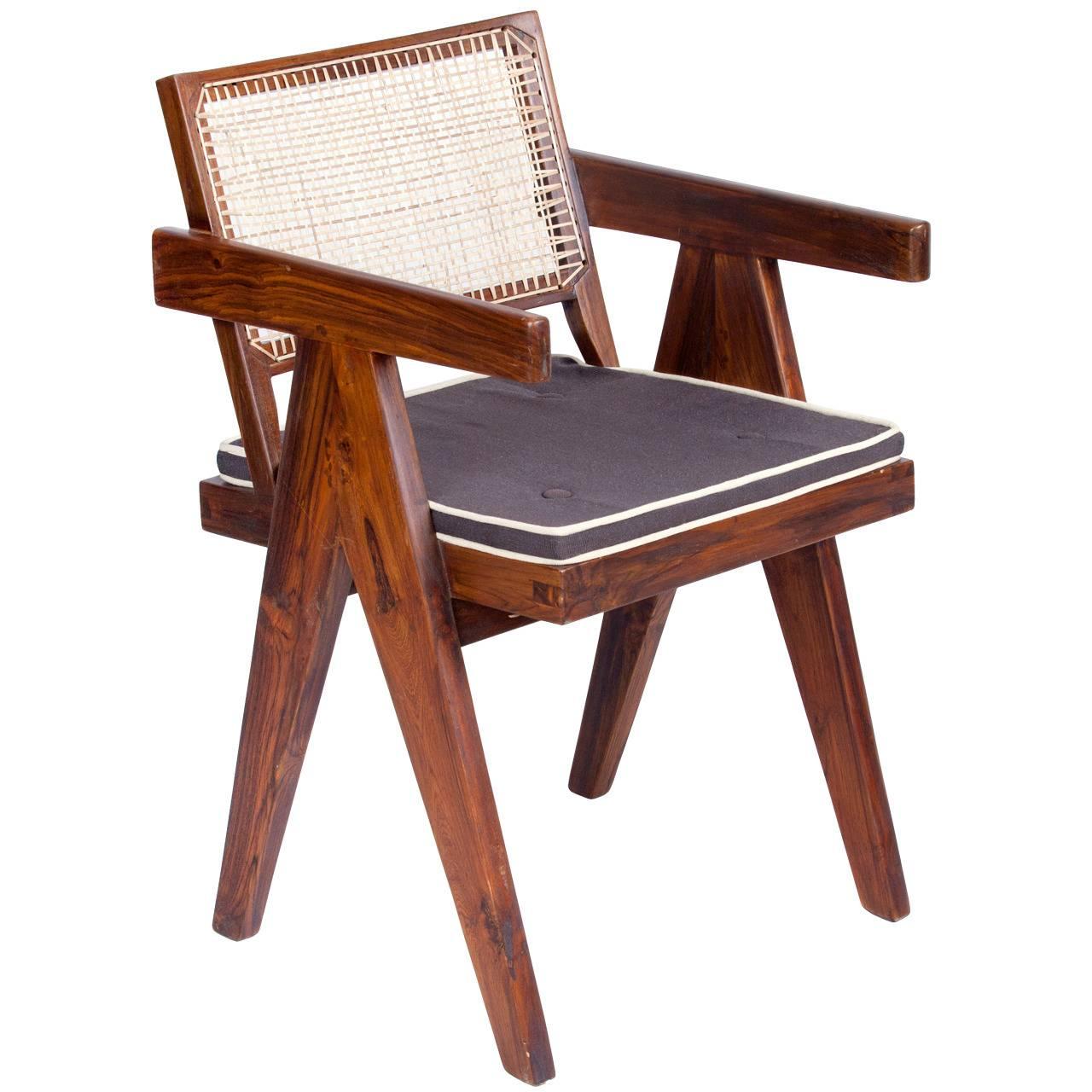 Pierre Jeanneret Modernist Dining / Armchairs at 1stDibs