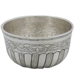 1790 Antique Russian Silver Drinking Bowl