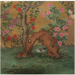 Antique Chinese Wallpaper Section