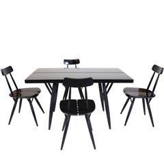 Pirkka Table and Chairs by Ilmari Taplovaara
