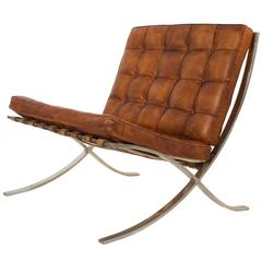 Antique Barcelona Chair by Ludwig Mies Van Der Rohe