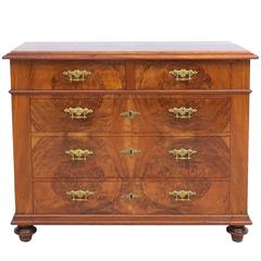 Figured and Burled Walnut Chest of Drawers, circa 1880 8