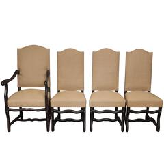 19th Century Suite of Eight French Dining Chairs