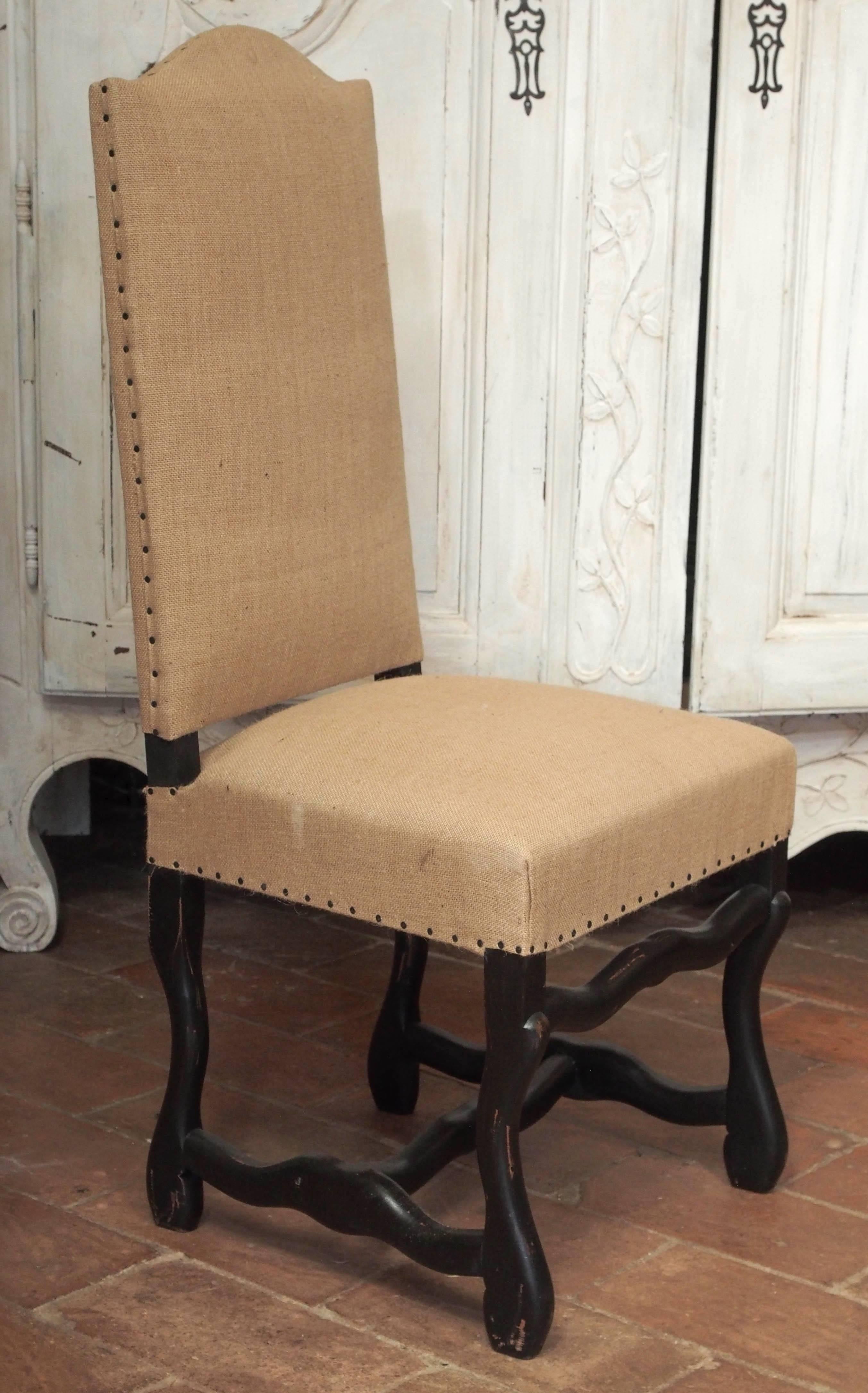 19th Century Suite of Eight French Dining Chairs 4