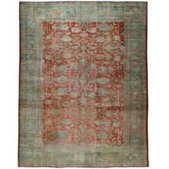 Antique Persian Mahal Rug