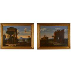 Fine Pair of 18th Century Oil Paintings, School of Lorraine 9