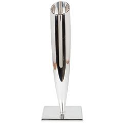 Single Silver Plated Candlestick by Elsa Rady for Swid Powell 1