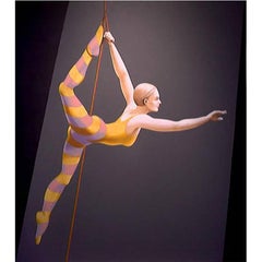 Acrobat I, peinture de Lynn Curlee