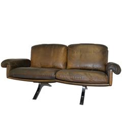 Vintage De Sede DS 31 Two-Seat Sofa or Loveseat 1970s 10