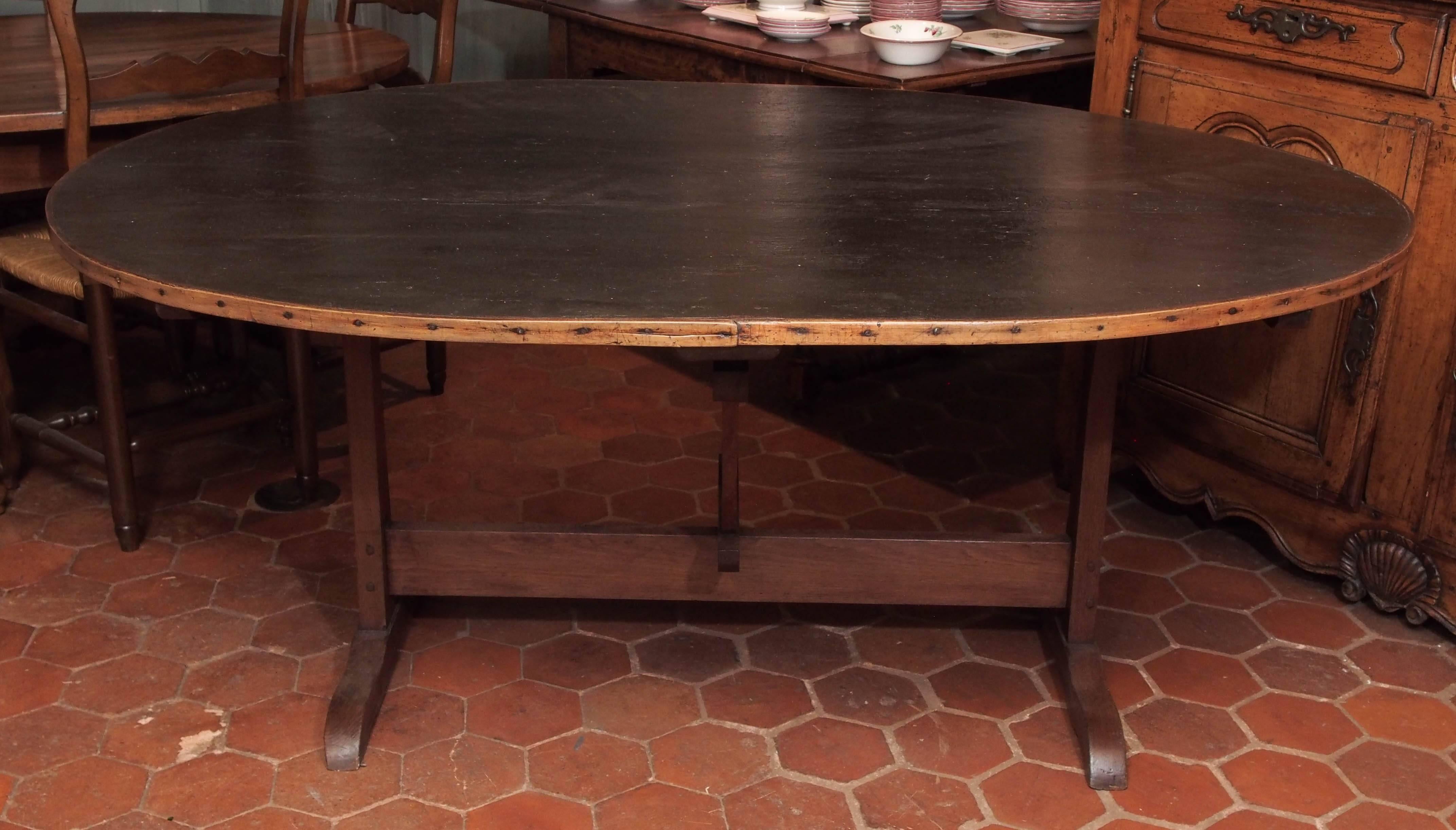 French Oval Wine Table 3