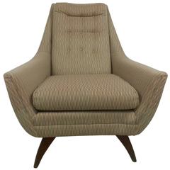 Adrian Pearsall Style Midcentury Tufted Lounge Chair 8