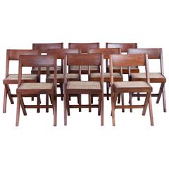 10 Pierre Jeanneret Library / Dining Chairs 1