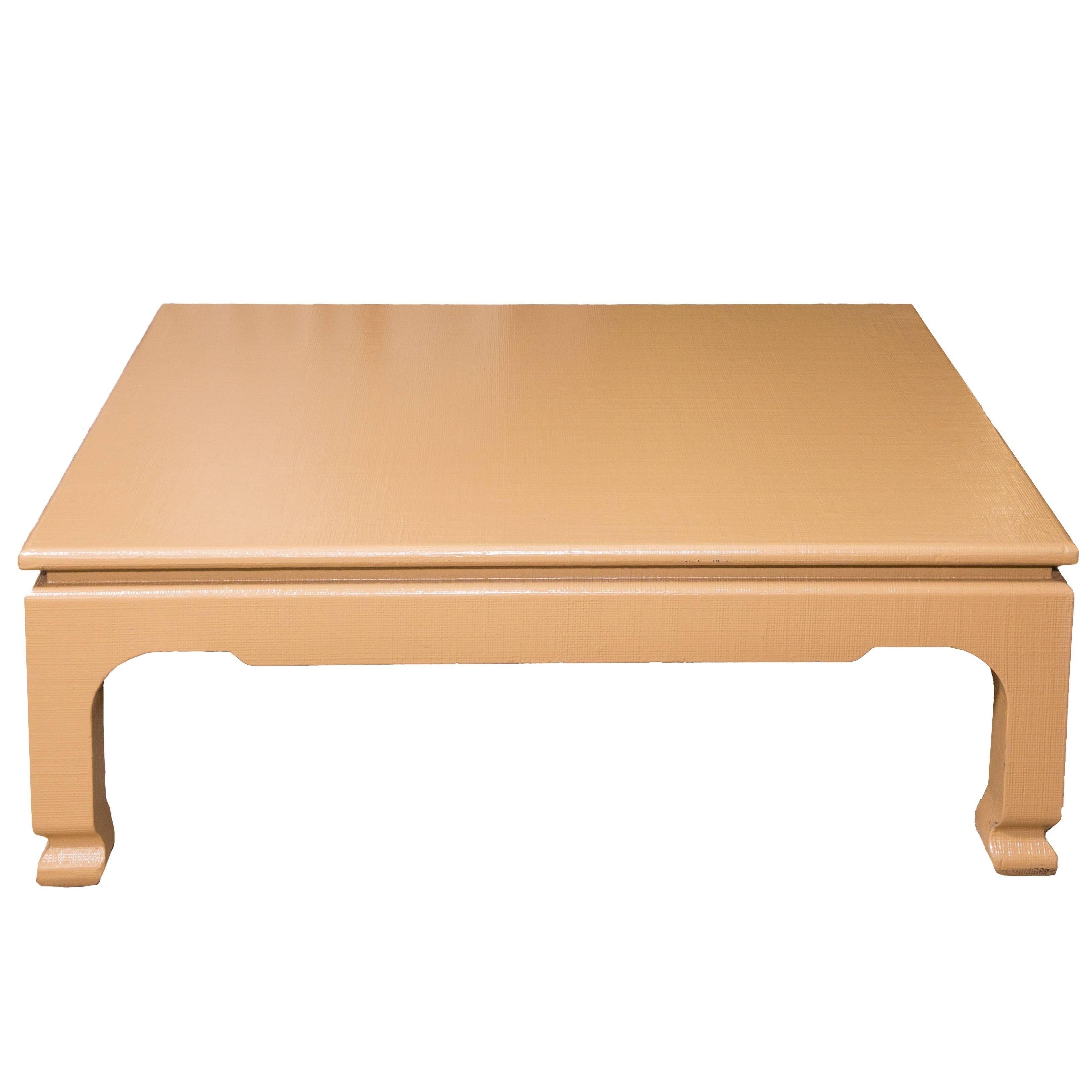 Vintage Caramel Harrison Van Horn Coffee Table