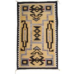 Graphic Navajo Storm Pattern Rug