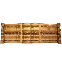 Pair of French Parcel-Gilt Corbels