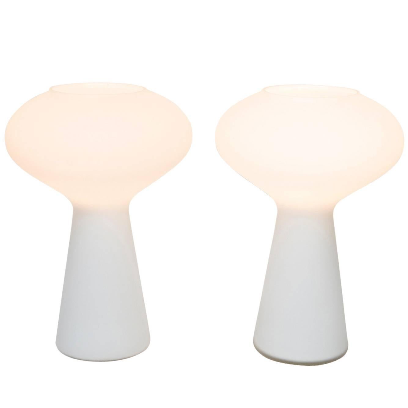 Pair of Mushroom Lamps by Lisa Johansson-Pape
