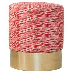 Azucena Stool in Cotton Textile 5