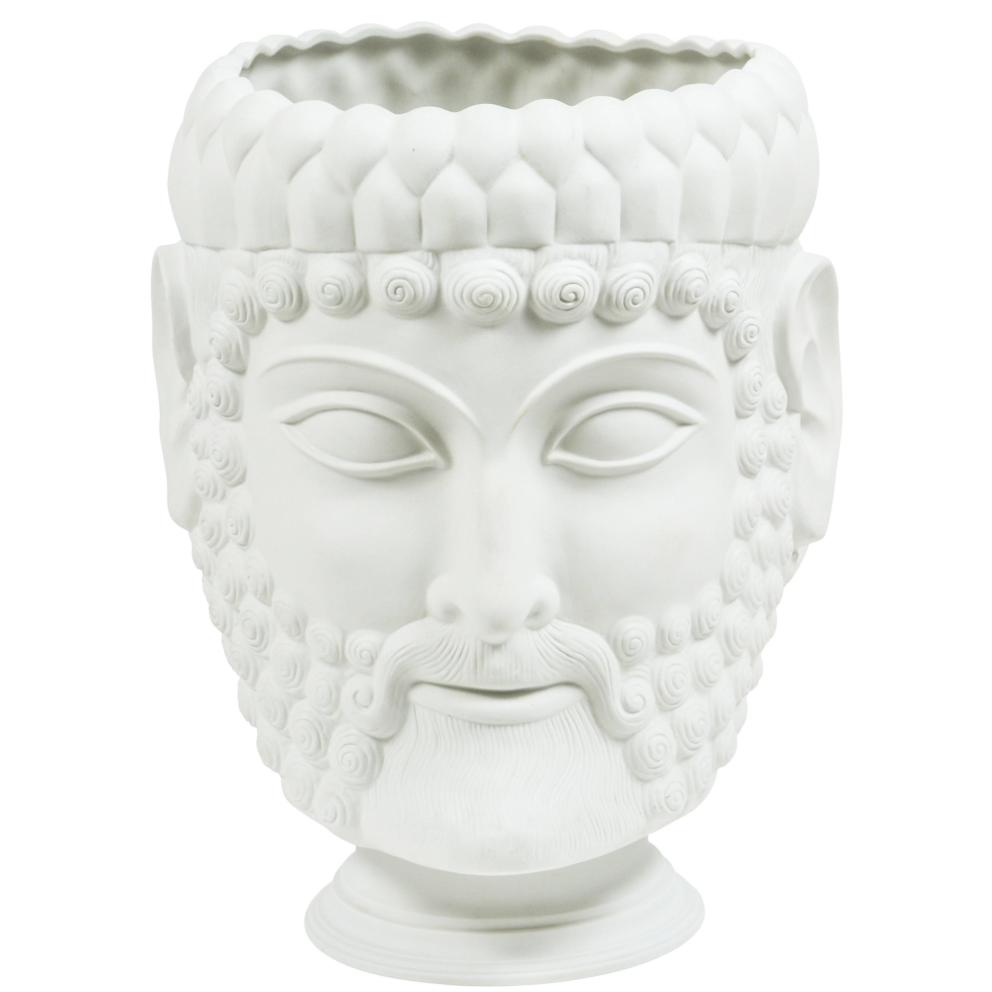 Porcelain "Assyrian" Figure Planter