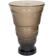 Smokey Glass Vase