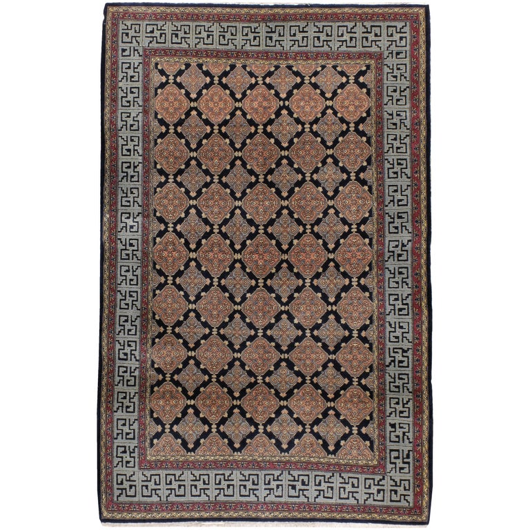 Vintage Turkish Hereke Rug at 1stDibs