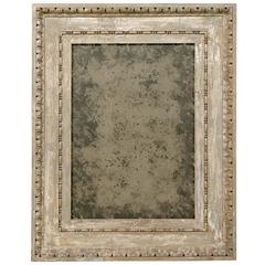 An Italian Early 19th Century Rectangular Painted Wood Mirror