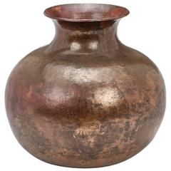 Vintage Hand Beaten Copper Pot