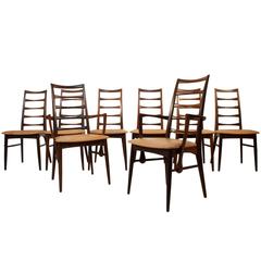 Set of Eight Dining Chairs by Niels Kofoed