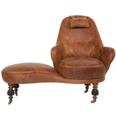 Leather Library Swivel Chair