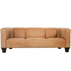Leather Sofa by Josef Hoffmann