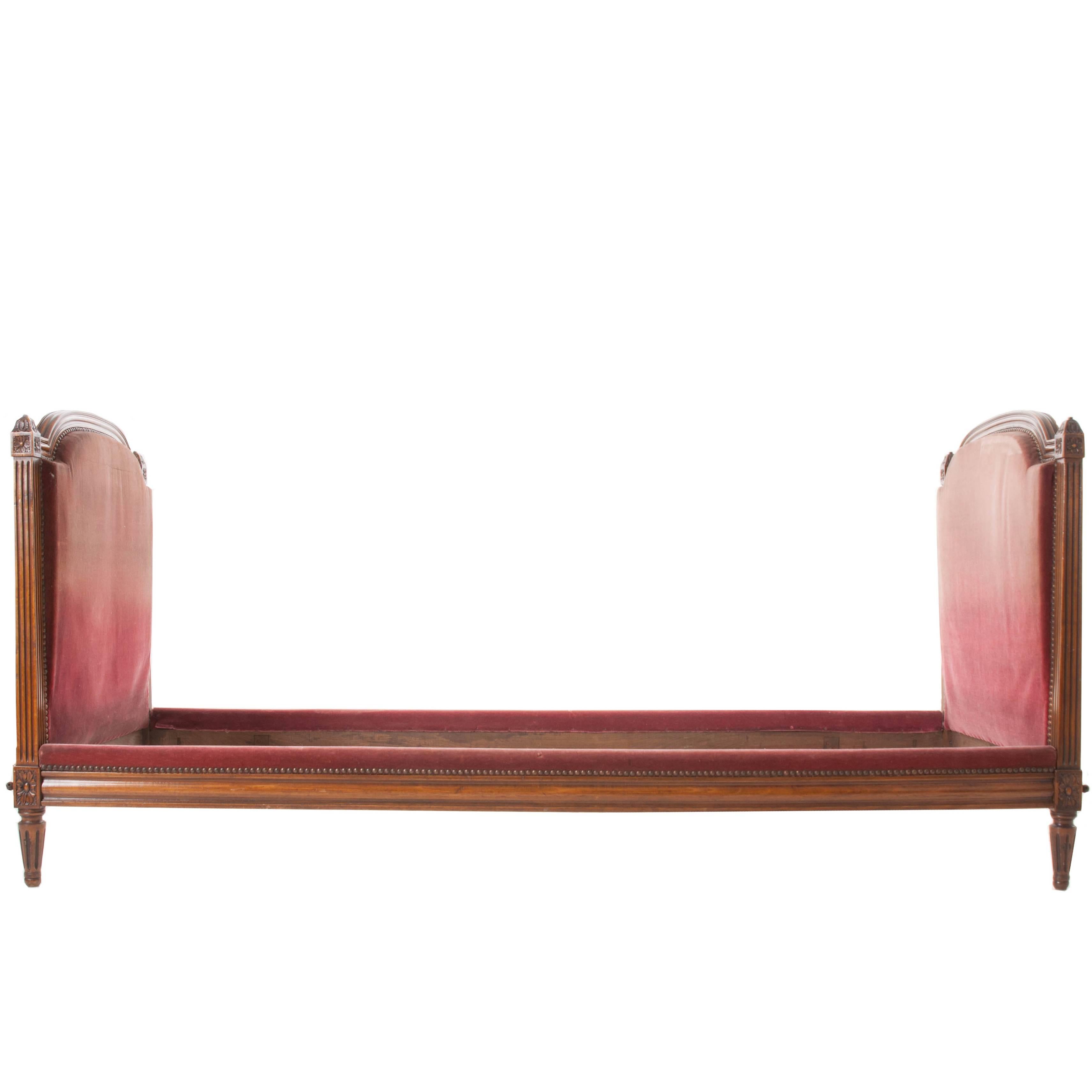 Louis XVI French Walnut Daybed