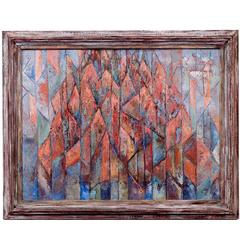 Mid-20th Century Modernist Oil Painting C. O. Bennett 9