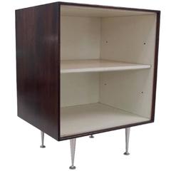 Mid Century George Nelson Rosewood Thin Edge Open Storage Cabinet, USA 1950s 4