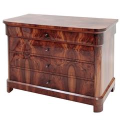 Antique German Biedermeier Chest of Drawers from the 1830s