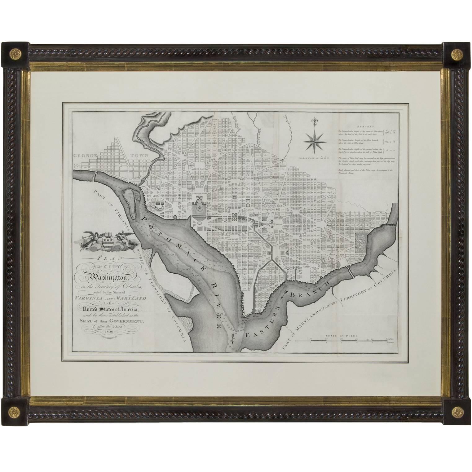 Washington D.C. Map, 1795 For Sale