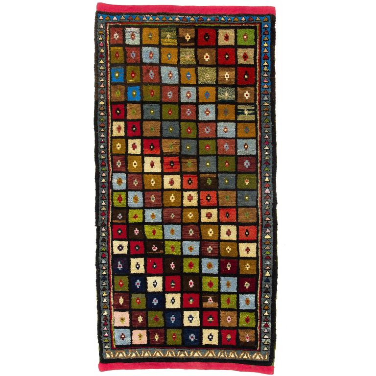 MidCentury Modern Turkish Rug For Sale at 1stdibs