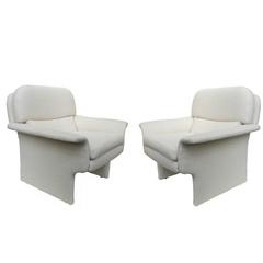 Pair of Saporiti Italia Lounge Chairs